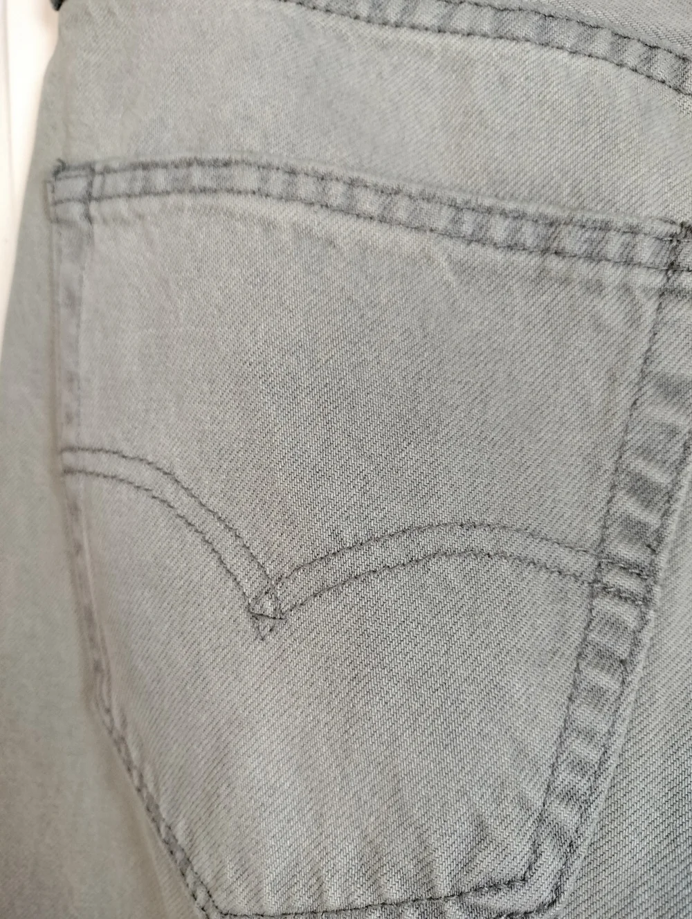 Levi's‎ 568 Loose Straight Jeans 31x32 (Measures 32x31) Gray 100% Cotton Canvas